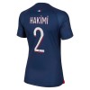 Virallinen Fanipaita Paris Saint-Germain 2023-24 Hakimi 2 Kotipelipaita - Naisten